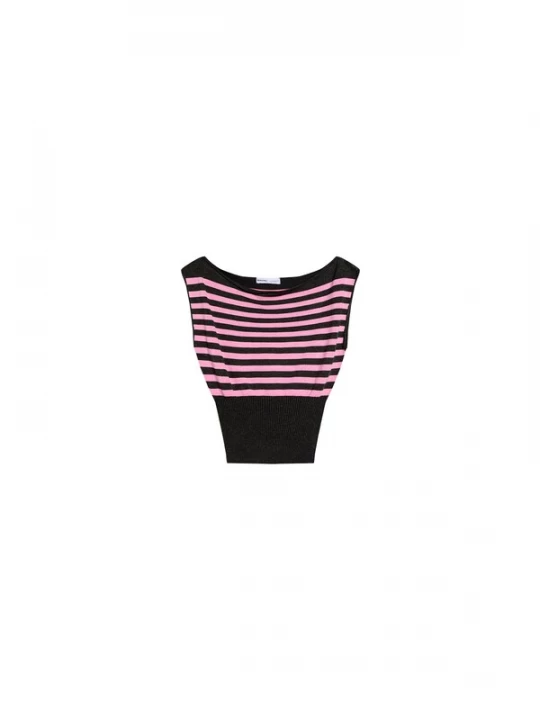Foto van product Bershka Shirt 'BASBER' pink / zwart