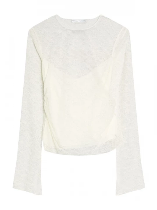 Foto van product Bershka Shirt 'BLOBER' ecru