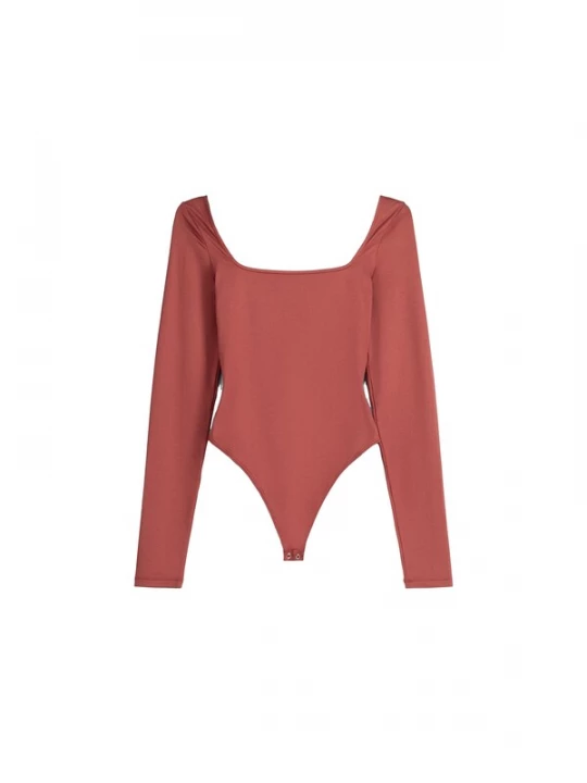 Foto van product Bershka Shirt body bruin