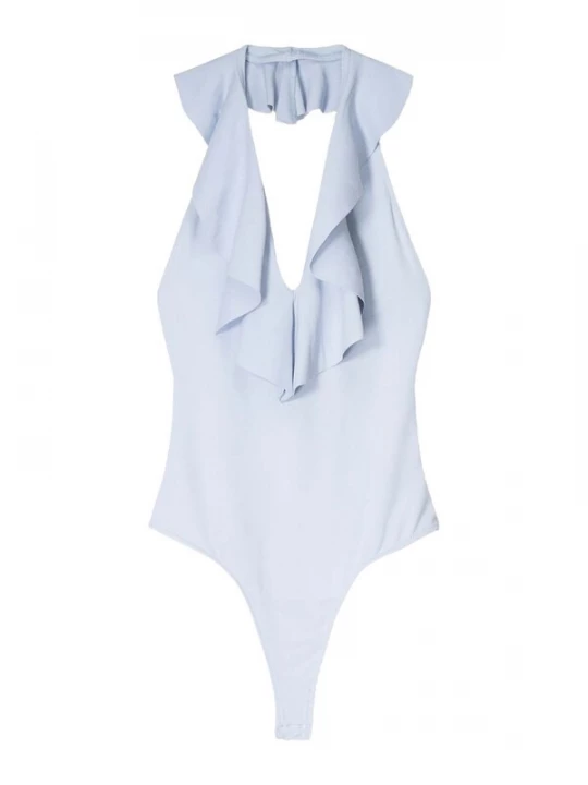 Foto van product Bershka Shirt body lichtblauw