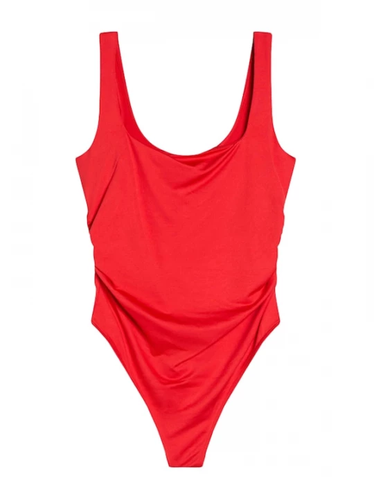 Foto van product Bershka Shirt body rood