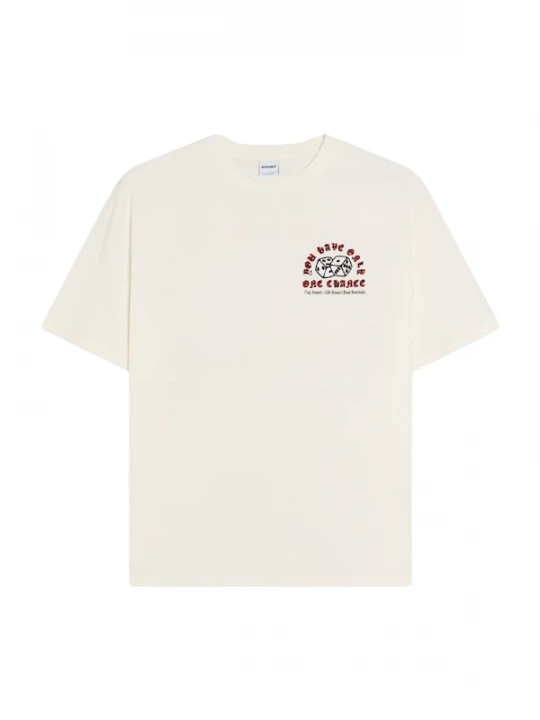 Foto van product Bershka Shirt 'DADOS JOKER' rood / zwart / wolwit