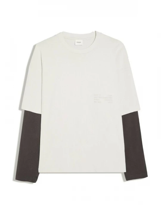 Foto van product Bershka Shirt ecru / antraciet