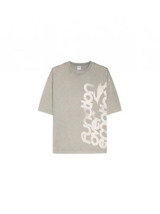 Foto van product Bershka Shirt ecru / grijs gemêleerd