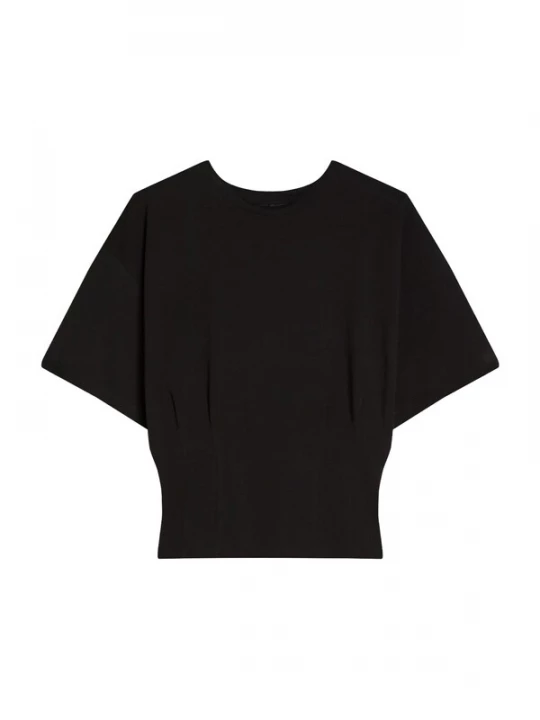 Foto van product Bershka Shirt 'EFECTO CORSE' zwart