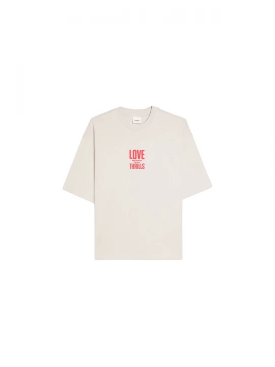 Foto van product Bershka Shirt grafiet / greige / kersrood