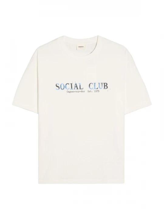Foto van product Bershka Shirt lichtblauw / citroen / koraal / wit