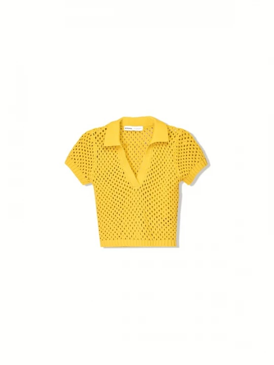 Foto van product Bershka Shirt mosterd