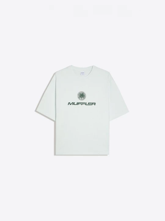 Foto van product Bershka Shirt pastelblauw / geel / lichtgroen / donkergroen