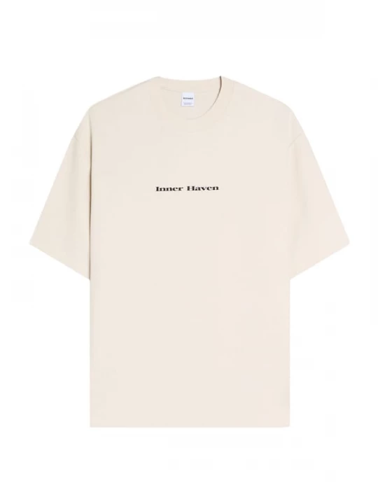 Foto van product Bershka Shirt sand / brokaat / zwart