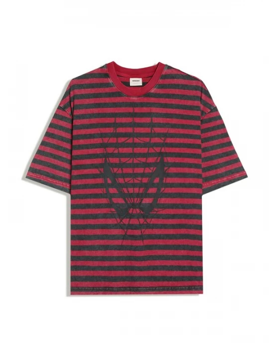 Foto van product Bershka Shirt 'SPIDERMAN' rood / zwart