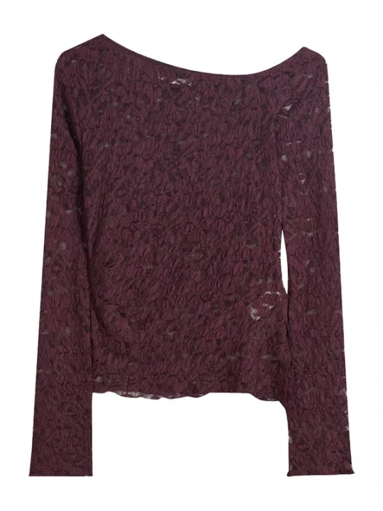 Foto van product Bershka Shirt wijnrood