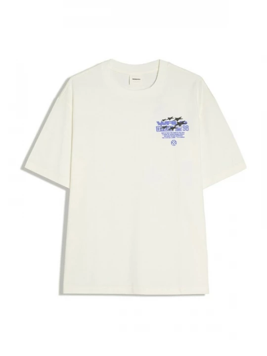Foto van product Bershka Shirt 'WRLD ATHLETIC' lavendel / zwart / wit