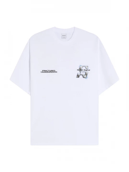 Foto van product Bershka Shirt zwart / offwhite
