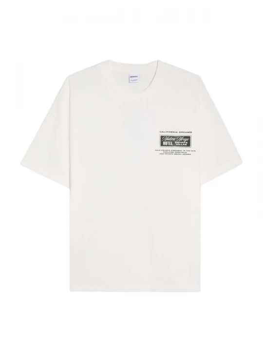 Foto van product Bershka Shirt zwart / wit