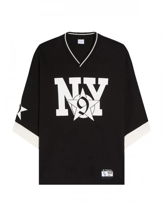 Foto van product Bershka Shirt zwart / wit