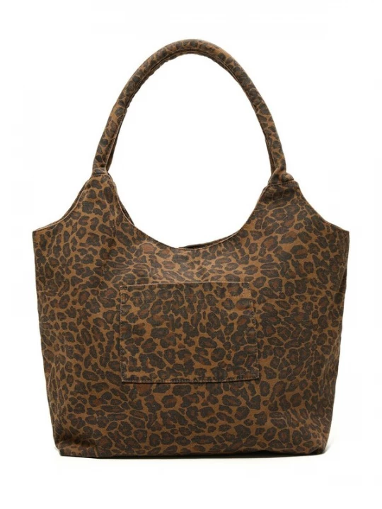 Foto van product Bershka Shopper bruin / karamel / zwart gemêleerd