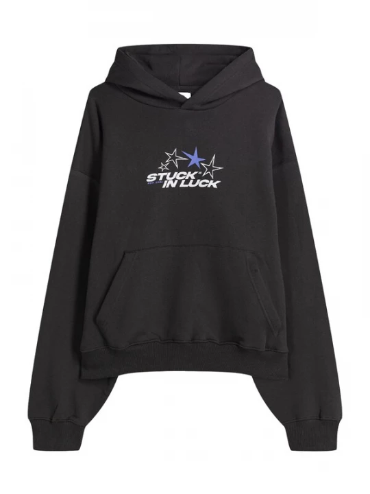 Foto van product Bershka Sweatshirt 'BOLA 8' blauw / donkergrijs / wit