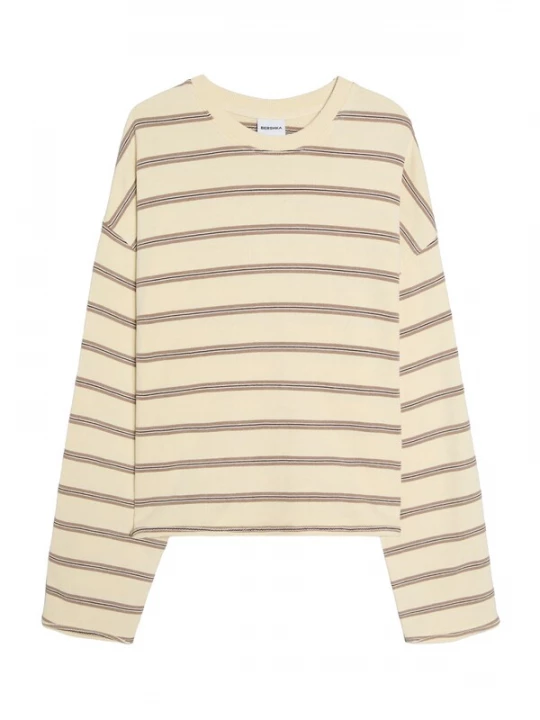 Foto van product Bershka Sweatshirt geel / taupe / zwart