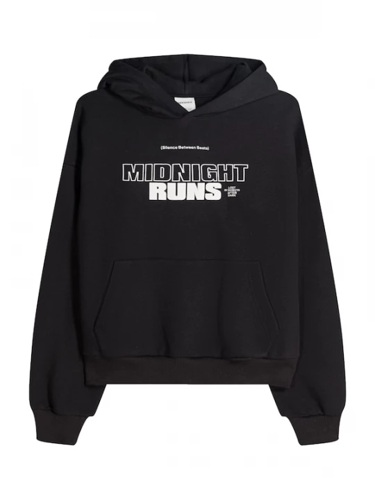 Foto van product Bershka Sweatshirt zwart / wit