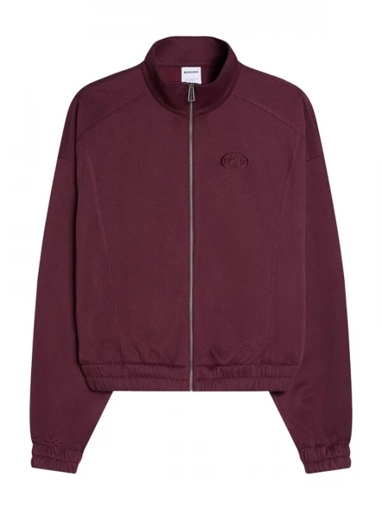 Foto van product Bershka Sweatvest bourgogne