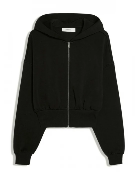 Foto van product Bershka Sweatvest zwart