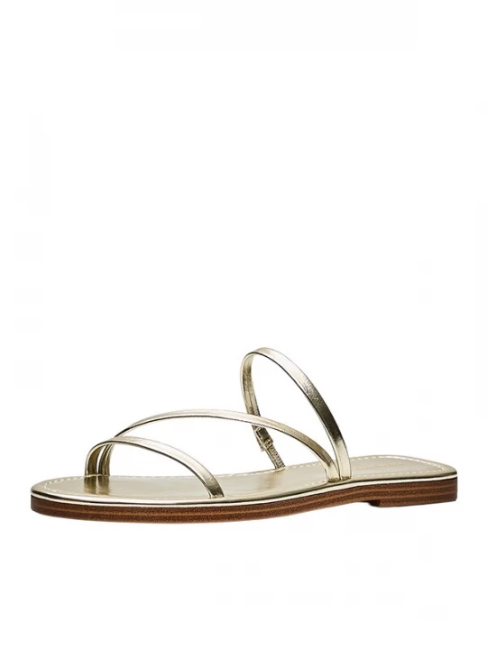 Foto van product Bershka Teenslipper goud
