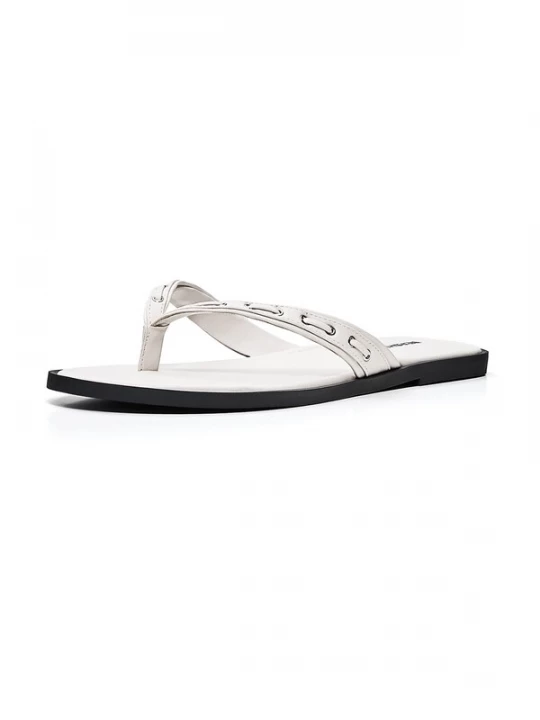 Foto van product Bershka Teenslipper wit