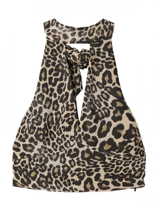 Foto van product Bershka Top beige / brokaat / zwart