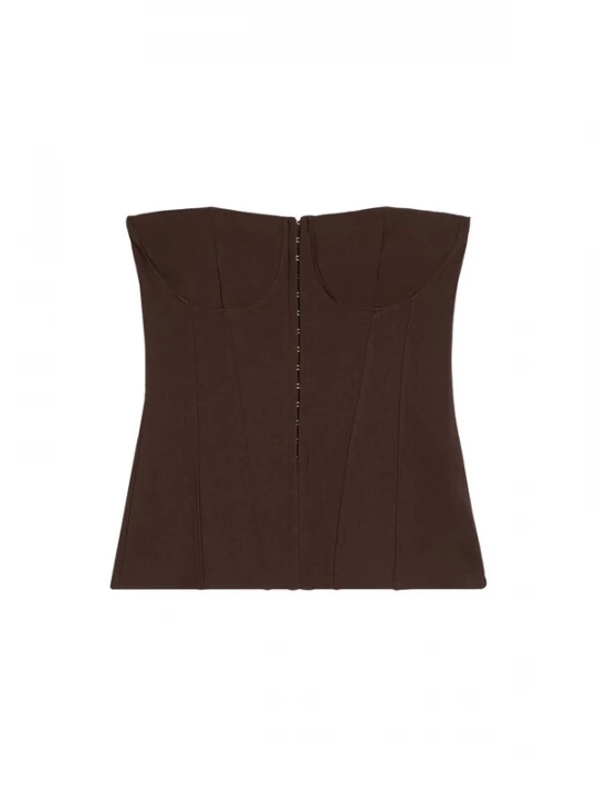 Foto van product Bershka Top chocoladebruin