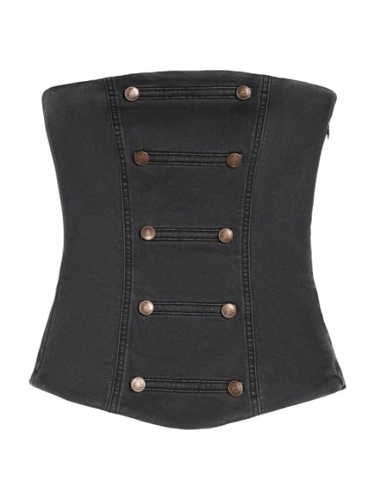 Foto van product Bershka Top donkergrijs