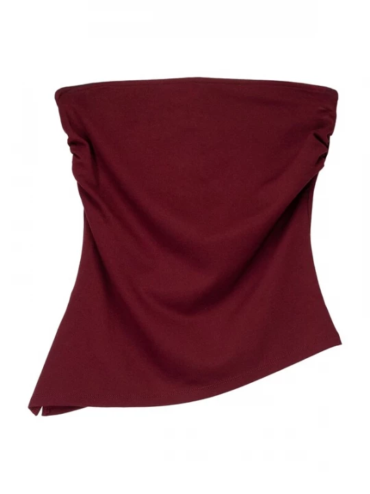 Foto van product Bershka Top wijnrood