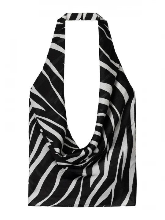 Foto van product Bershka Top zwart / wit