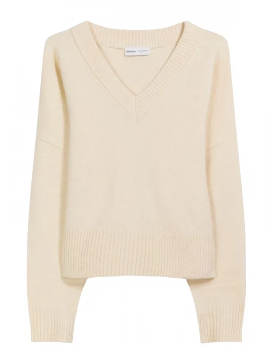 Foto van product Bershka Trui ecru