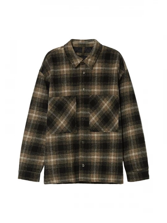 Foto van product Bershka Tussenjas bruin / zwart