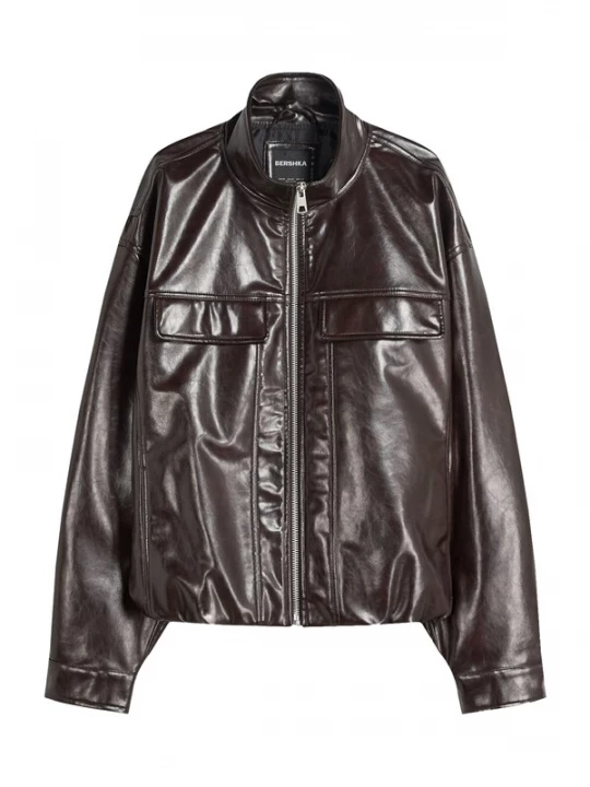 Foto van product Bershka Tussenjas chocoladebruin