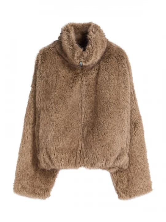 Foto van product Bershka Tussenjas donkerbeige