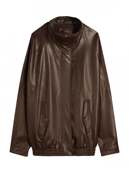 Foto van product Bershka Tussenjas donkerbruin