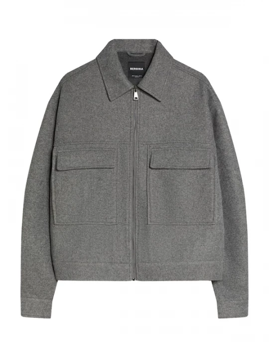 Foto van product Bershka Tussenjas donkergrijs