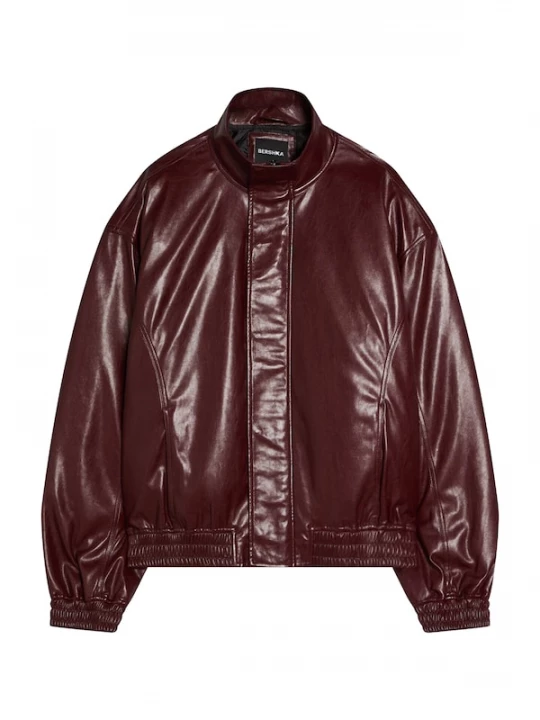 Foto van product Bershka Tussenjas donkerrood