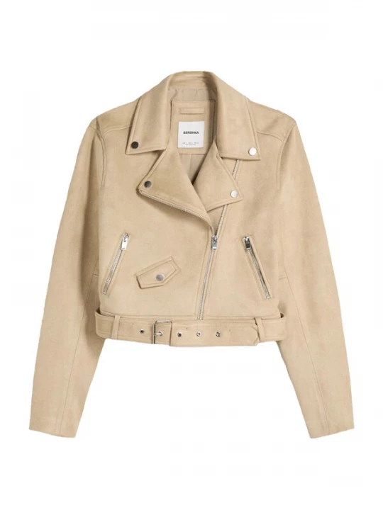 Foto van product Bershka Tussenjas ecru