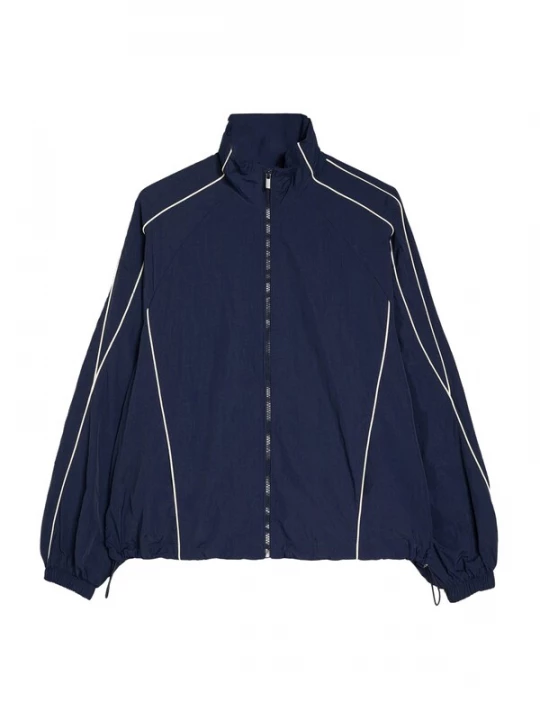 Foto van product Bershka Tussenjas navy / wit
