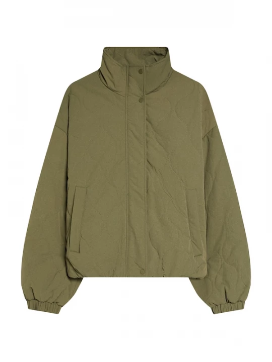 Foto van product Bershka Tussenjas olijfgroen