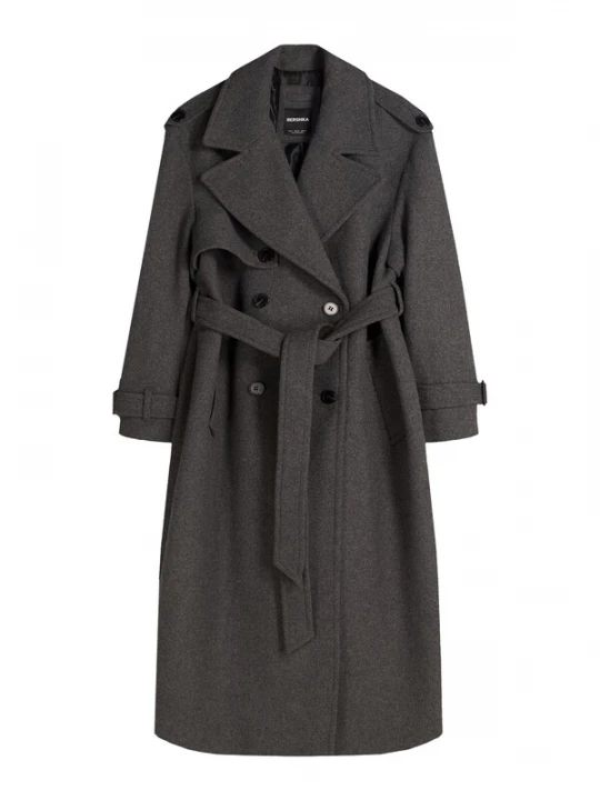 Foto van product Bershka Tussenmantel antraciet