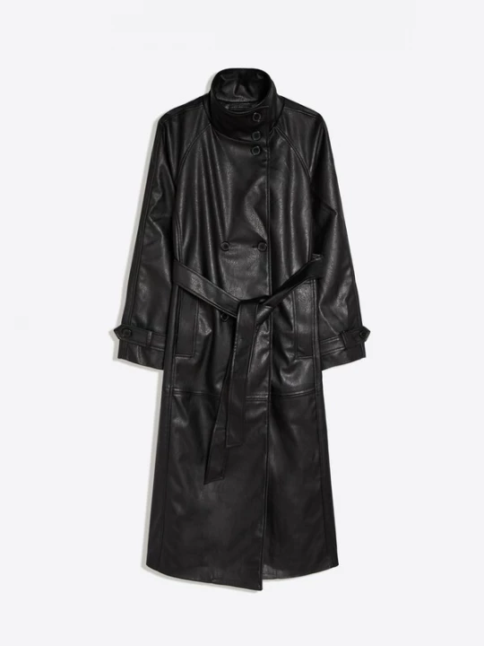 Foto van product Bershka Tussenmantel zwart
