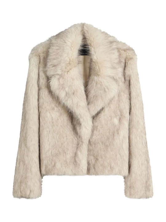 Foto van product Bershka Winterjas ecru
