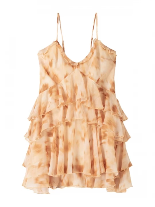 Foto van product Bershka Zomerjurk beige / camel
