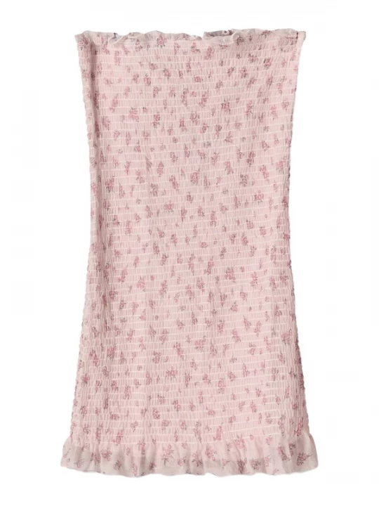 Foto van product Bershka Zomerjurk donkergroen / rosa / lichtroze