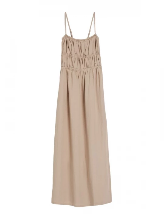 Foto van product Bershka Zomerjurk lichtbruin