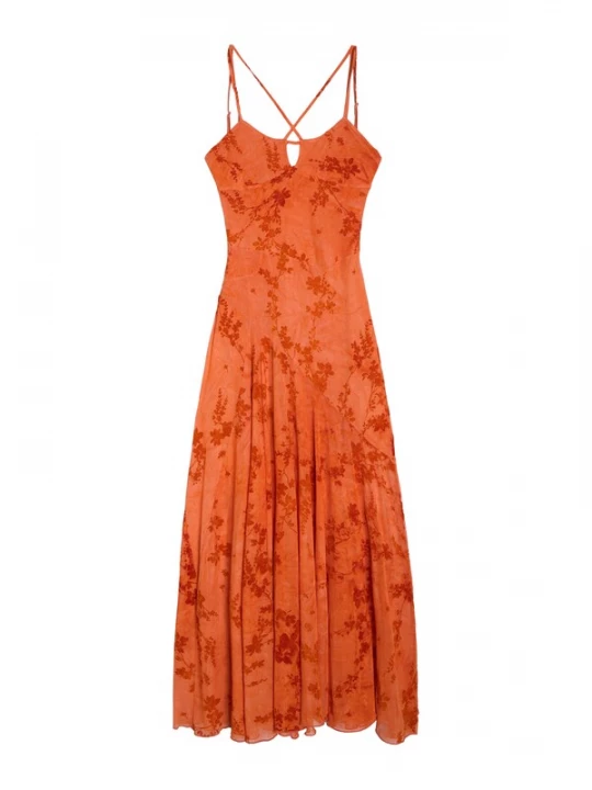 Foto van product Bershka Zomerjurk oranje / robijnrood